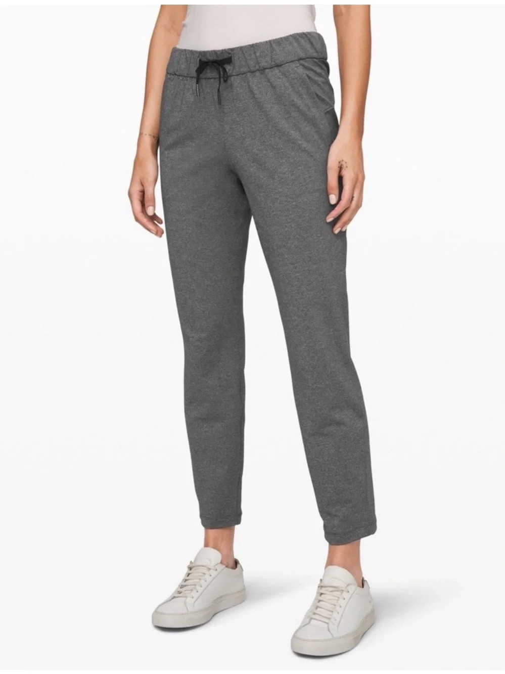 Lululemon athletica On the fly pants 27”, grey, size 6 - Picture 1 of 11